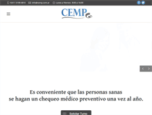 Tablet Screenshot of cemp.com.ar